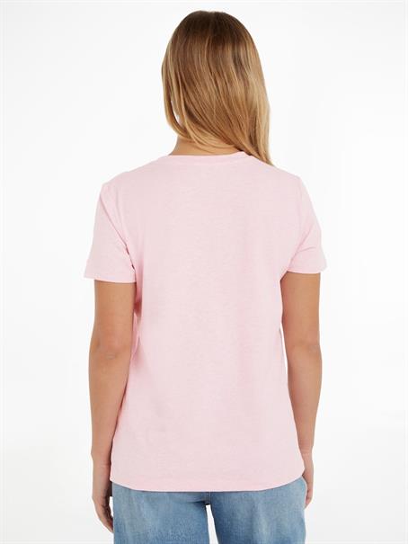 REG FROSTED CORP LOGO C-NK SS classic pink heather