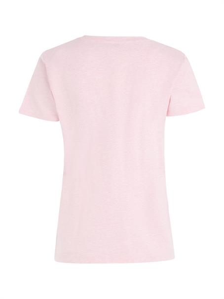 REG FROSTED CORP LOGO C-NK SS classic pink heather