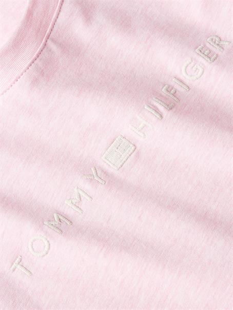 REG FROSTED CORP LOGO C-NK SS classic pink heather