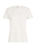 REG FROSTED CORP LOGO C-NK SS white heather