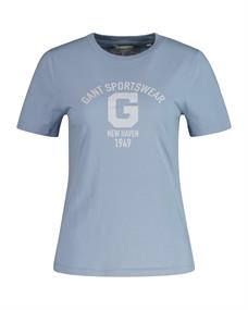 REG LOGO SS T-SHIRT dove blue