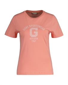 REG LOGO SS T-SHIRT peachy pink