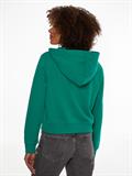 REG NEW BRANDED ZIP UP HOODIE courtside green