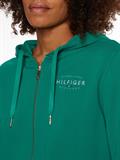 REG NEW BRANDED ZIP UP HOODIE courtside green