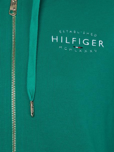 REG NEW BRANDED ZIP UP HOODIE courtside green