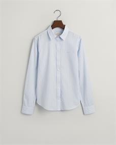 REG POPLIN STRIPED SHIRT light blue