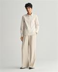 REG POPLIN STRIPED SHIRT soft oat