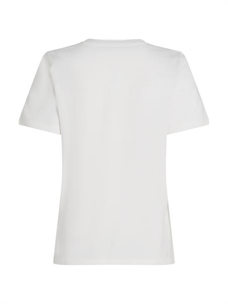 REG SCRIPT C-NK TEE SS ecru