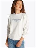 REG SCRIPT SWEATSHIRT ecru