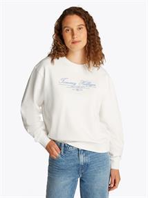 REG SCRIPT SWEATSHIRT ecru