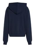 REG SCRIPT ZIP HOODIE dark night navy