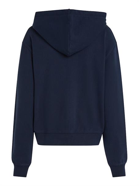 REG SCRIPT ZIP HOODIE dark night navy