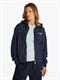 REG SCRIPT ZIP HOODIE dark night navy