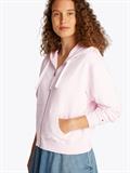 REG SCRIPT ZIP HOODIE light pink