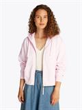 REG SCRIPT ZIP HOODIE light pink