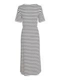 REG STRIPE O-NK MIDI DRS SS breton stp w white- desert sky