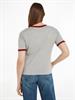 REG VARSITY FLOCK C-NK SS light grey htr