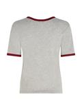 REG VARSITY FLOCK C-NK SS light grey htr