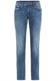 Regular Fit 5-Pocket Jeans aus Baumwolle ocean blue