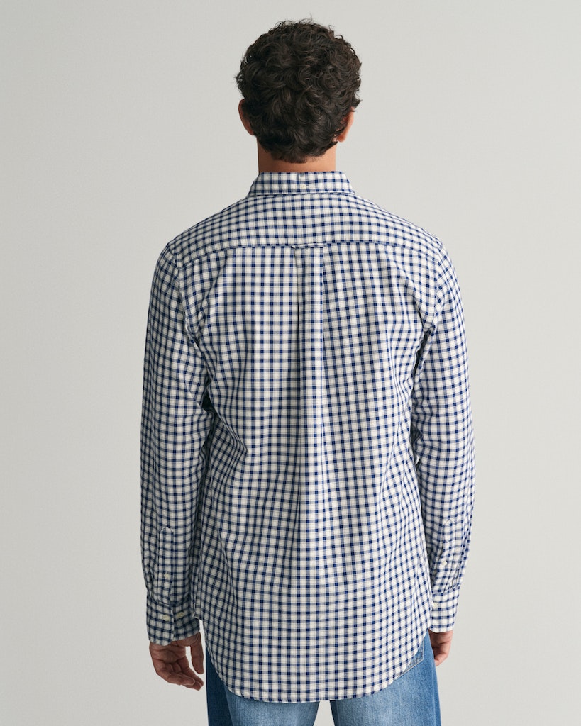 Gant Herren Langarmhemd Regular Fit Archive Oxford-Hemd mit Karomuster deep  blue bequem online kaufen bei
