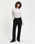 Regular Fit Bluse aus Baumwoll-Voile mit Punktemuster eggshell