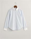 Regular Fit Bluse mit Kontrastkragen und Streifen clear sky