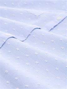 Regular Fit Bluse mit Streifenmuster blue white dobby stripe