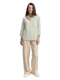 Regular Fit Bluse mit Streifenmuster green white dobby stipe