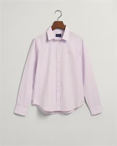 Regular Fit Broadcloth Bluse mit Streifen soothing lilac