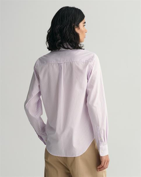 Regular Fit Broadcloth Bluse mit Streifen soothing lilac