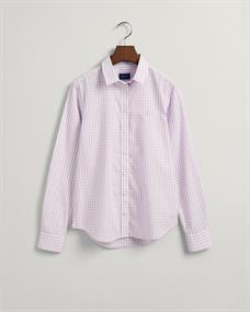 Regular Fit Broadcloth Bluse mit Vichy-Karo soothing lilac