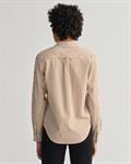 Regular Fit Broadcloth Bluse mit Vichy-Karo warm khaki