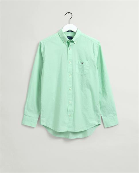 Regular Fit Broadcloth Hemd absinthe green