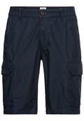 Regular Fit Cargo Shorts mit Minimal Print night blue