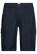 Regular Fit Cargo Shorts mit Minimal Print night blue