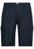 Regular Fit Cargo Shorts mit Minimal Print night blue