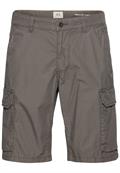 Regular Fit Cargo Shorts mit Minimal Print shadow grey