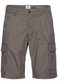 Regular Fit Cargo Shorts mit Minimal Print shadow grey