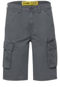 Regular Fit Cargoshorts steel grey