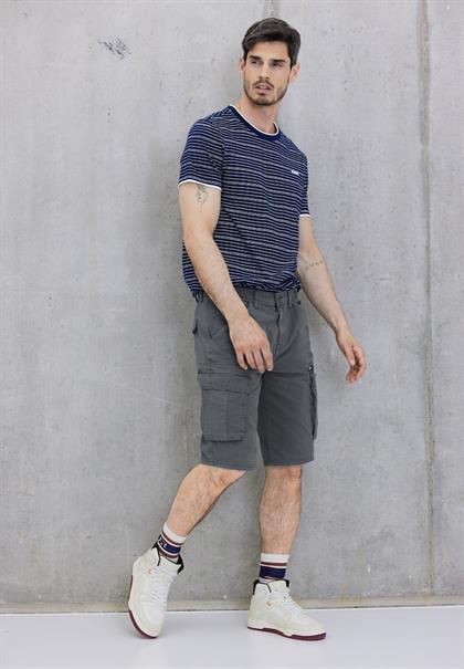 Regular Fit Cargoshorts steel grey