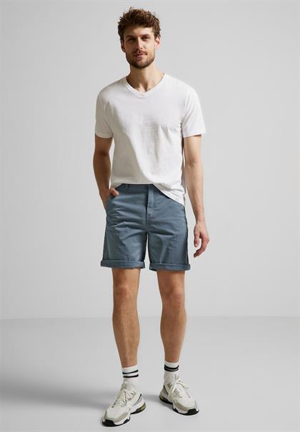 Regular Fit Chinoshorts steel blue