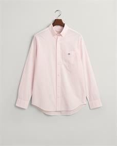 Regular Fit Classic Gingham Popeline Hemd light pink