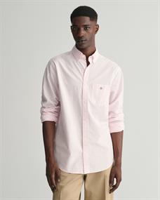 Regular Fit Classic Gingham Popeline Hemd light pink