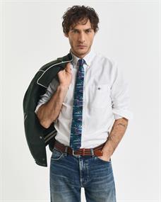 Regular Fit Classic Oxford-Bluse white