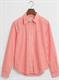Regular Fit Classic Popeline Bluse mit Streifen bright red