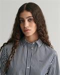 Regular Fit Classic Popeline Bluse mit Streifen classic blue
