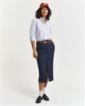 Regular Fit Classic Popeline Bluse mit Streifen light blue