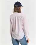 Regular Fit Classic Popeline Bluse mit Streifen light pink
