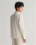 Regular Fit Classic Popeline Bluse mit Streifen soft oat