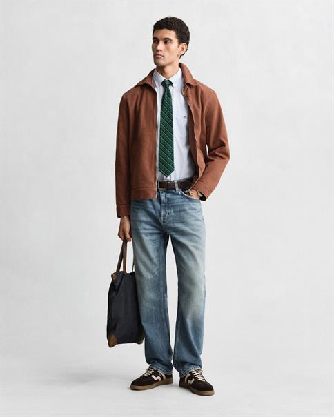 Regular Fit Classic Popeline Hemd light blue